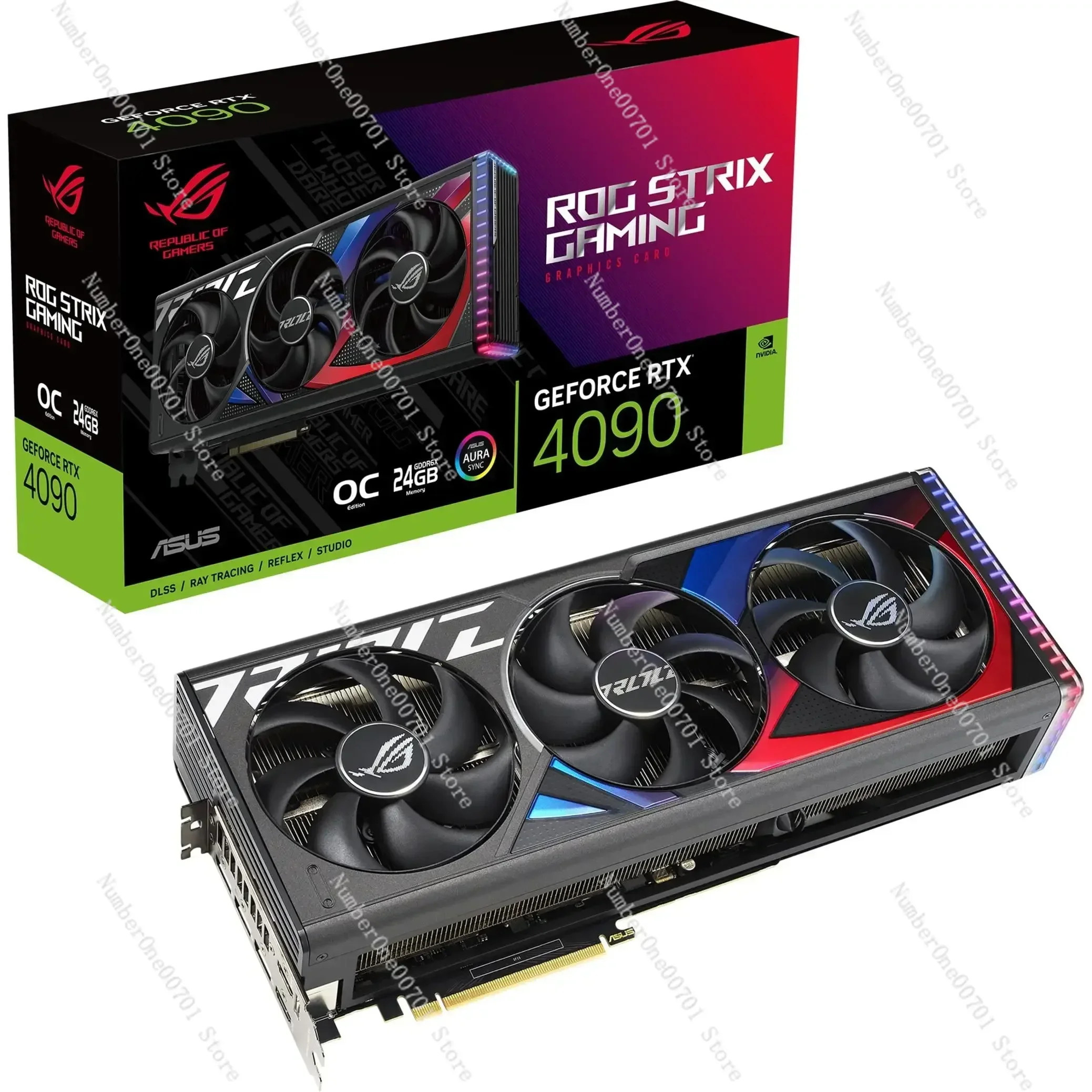 Rtx 4090 24Gb Graphics Card - การ์ดจอใหม่แท้ Rog_Strix_GeForce_RTX - 4090 OC 24GB