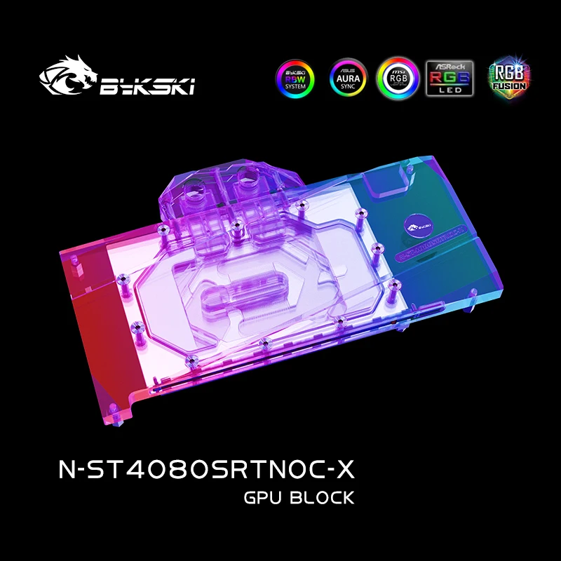 Rtx 4080 Super 16Gb - บล็อกระบายความร้อน GPU Bykski N-ST4080SRTNOC-X สำหรับการ์ดจอ ZOTAC