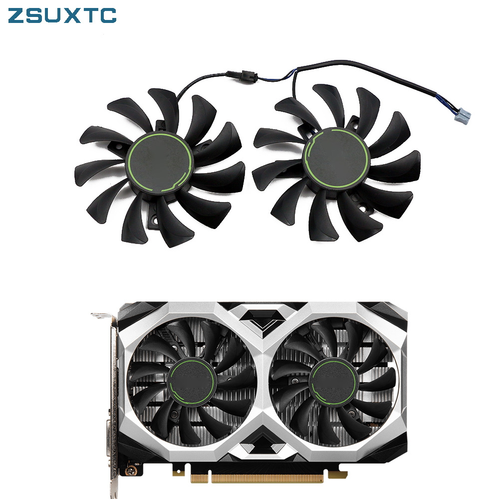 Rtx 4080 Super 16Gb - พัดลม VGA GTX1650 HA8010H12CF-Z 75มม. 2ชิ้นสำหรับ
