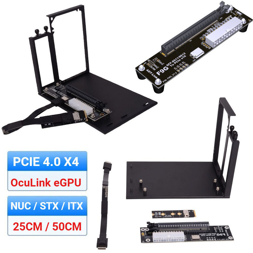 Oculink Egpu Dock Graphics Card - อะแดปเตอร์ F9G-BK7 EGPU Oculink GPU Dock