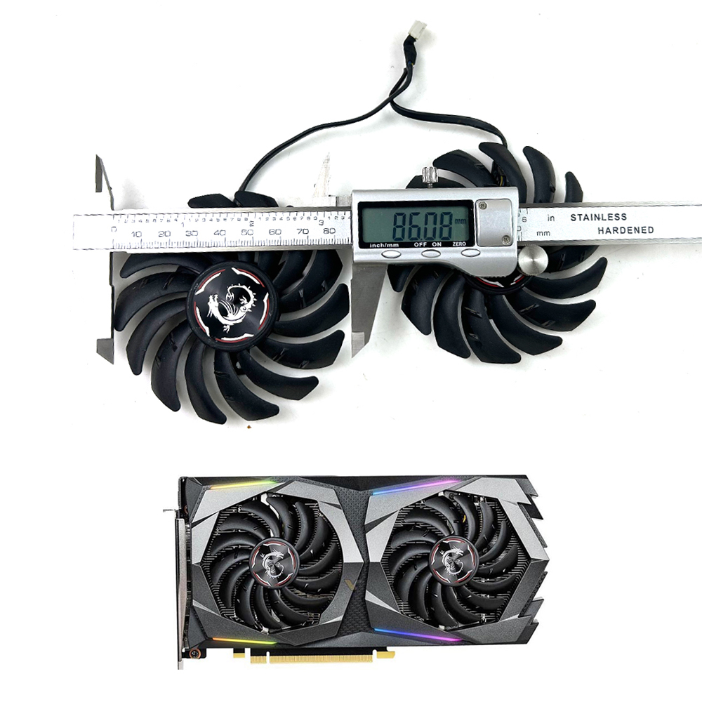 Rtx 4080 Super 16Gb - พัดลม GPU PLD09210S12HH 4PIN GTX1660 1650