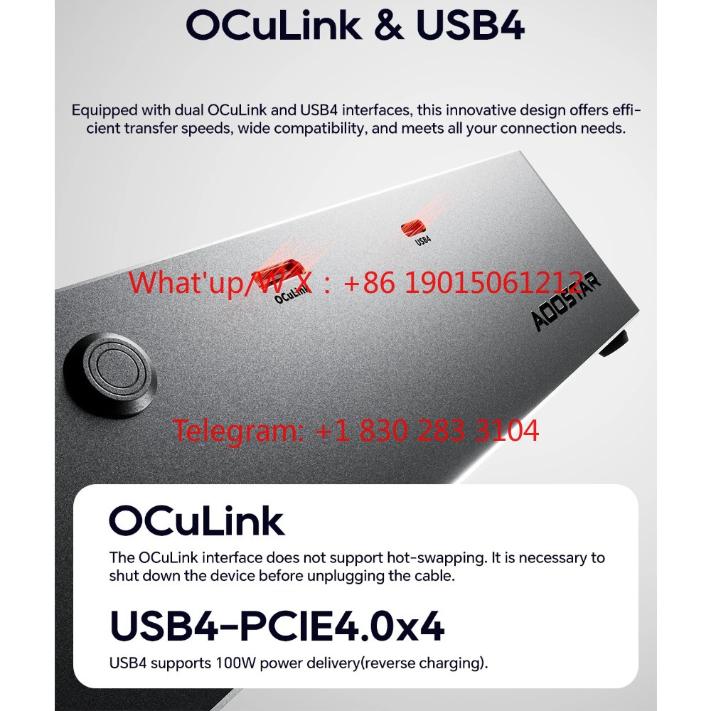 AOOSTAR AG02 แท่นวางการ์ดจอภาย - Oculink Egpu Dock Graphics Card บทวิจารณ์และราคา