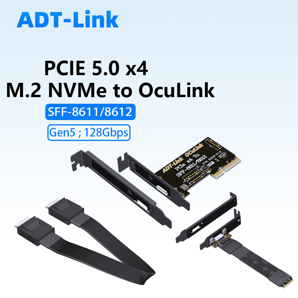 อะแดปเตอร์ PCIE 5.0 X4 Gen5 M. - Oculink Egpu Dock Graphics Card บทวิจารณ์และราคา