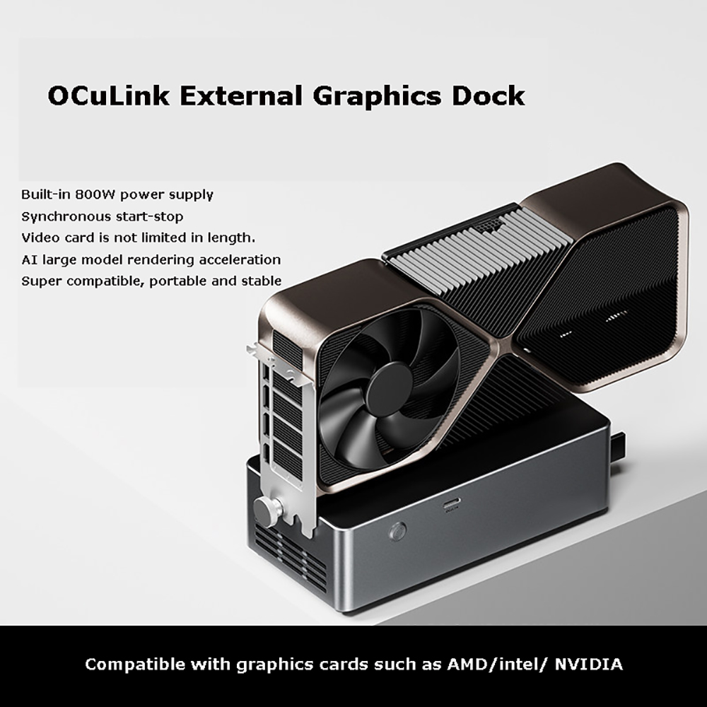 AG02/AG01 ด็อค EGPU พร้อม OCuL - Oculink Egpu Dock Graphics Card บทวิจารณ์และราคา