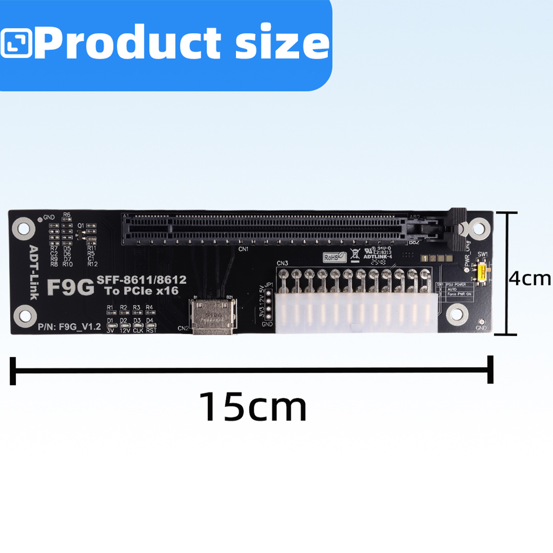 OCuLink SFF-8611 /8612 ต่อ PCI - Oculink Egpu Dock Graphics Card บทวิจารณ์และราคา