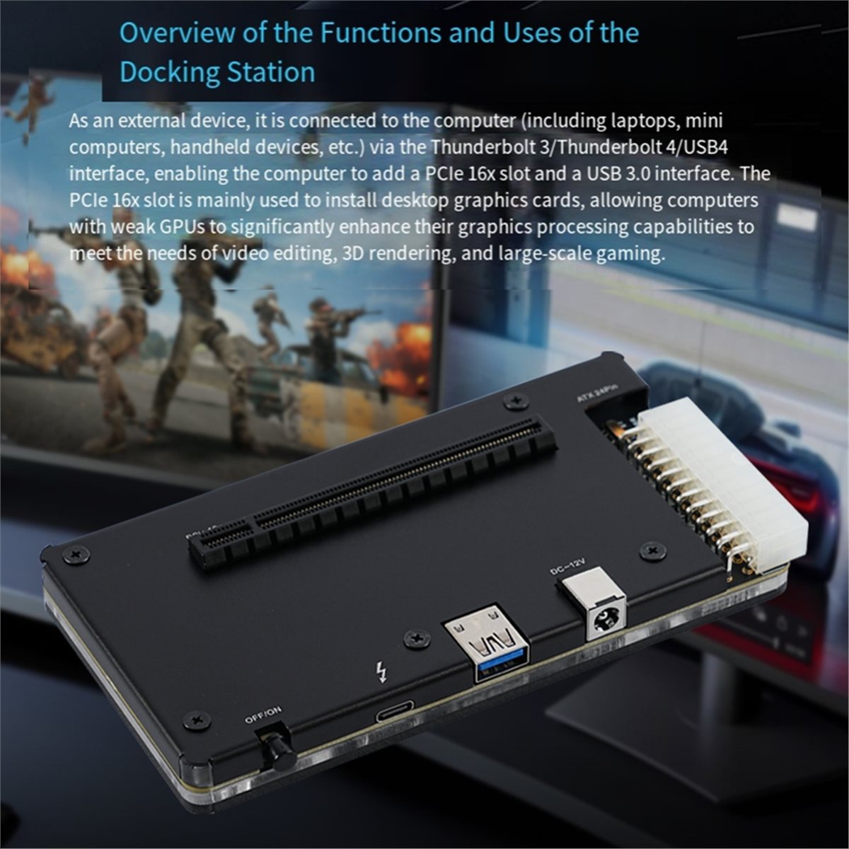 ABIU Professional External GPU - Thunderbolt 4 External Gpu Enclosure บทวิจารณ์และราคา
