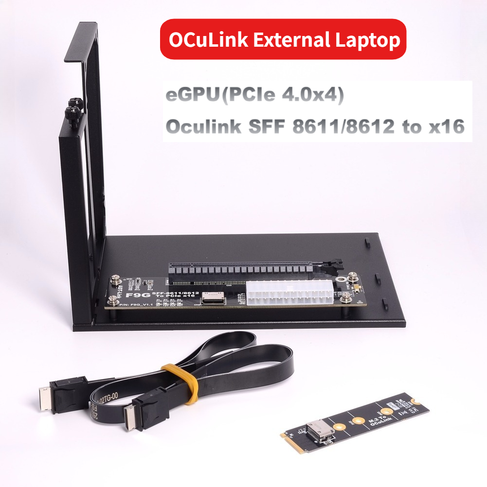 อะแดปเตอร์ F9G-BK7 EGPU Oculin - Oculink Egpu Dock Graphics Card บทวิจารณ์และราคา